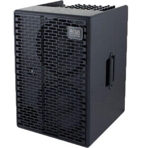 ACUS SOUND ONE FOR STRINGS AD AMPLIFICATORE PER CHITARRA ACUSTICA BIAMPLIFICATO 2×8″ + TWEETER 350 WATT 3 MICROFONICI + 1 LINEA