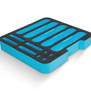 ADAM HALL 87402 MI INSERTO PORTA MICROFONI IN MATERIALE ESPANSO PER CASSETTO RACK 2U