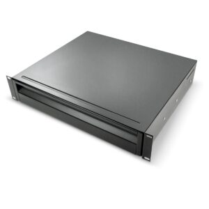 ADAM HALL 874E02 CASSETTO RACK 19″ ACCIAIO 2 UNITA’ PROFONDO IMPUGNATURA LARGA