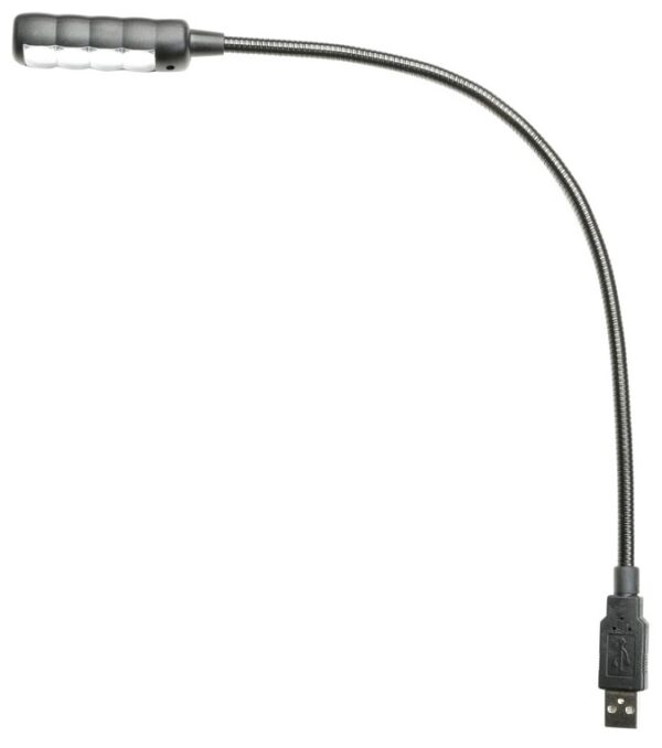 ADAM HALL SLED1-ULTRAUSB LAMPADA LED USB A COLLO D'OCA 4 LEDS COB ULTRA LUMINOSI