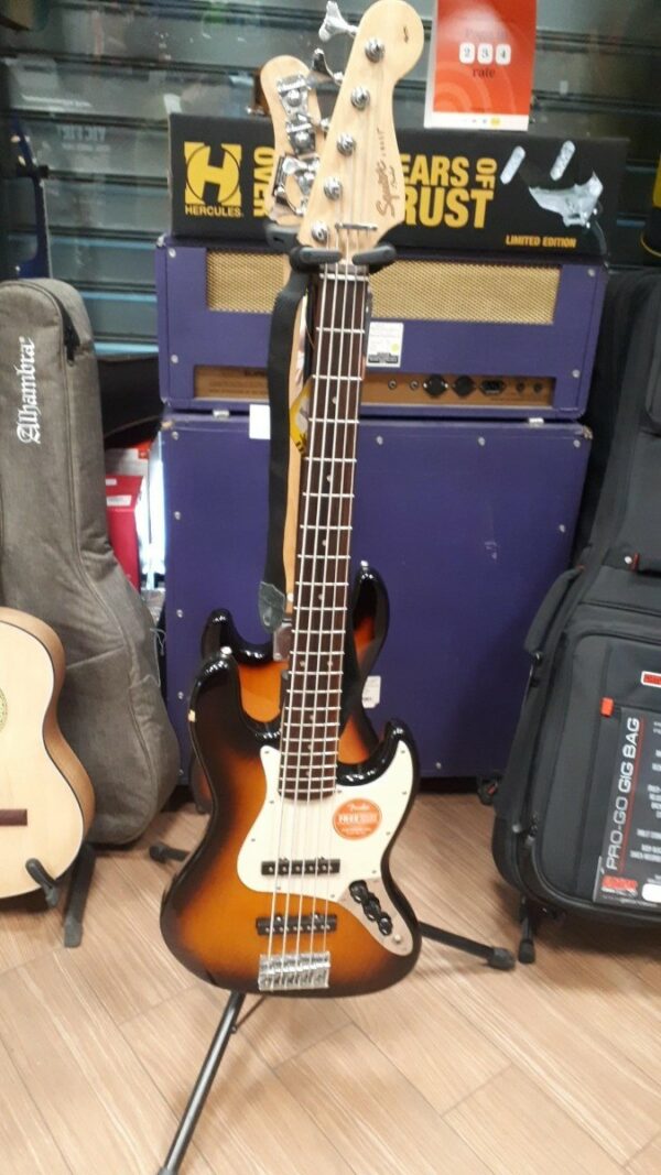 Squier affinity series jazz bass v (5-string) bsb usato