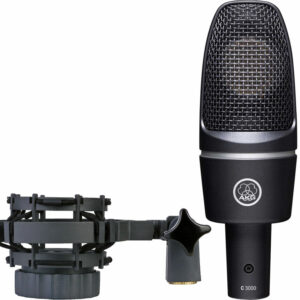 AKG C3000 MICROFONO DA STUDIO A CONDENSATORE LARGO DIAFRAMMA PER VOCE E STRUMENTI C-3000-B