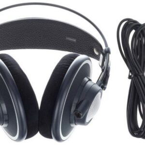 AKG K702 CUFFIA DINAMICA APERTA CIRCUMAURALE 62 OHM 105 DB + CAVO 3 METRI + ADATTATORE / PREMIUM REFERENCE CONFORTEVOLE 3D FORM VARIMOTION FLAT-WIRE