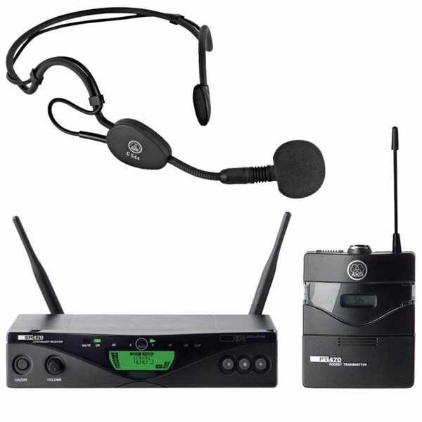 AKG WMS470 SPORTS SET BD1 RADIO MICROFONO AD ARCHETTO