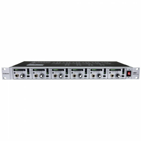 ALCTRON H6N PREAMPLIFICATORE 6 CUFFIE AMPLIFICATORE CUFFIA 6 CANALI 1U RACK