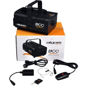 ALGAM LIGHTING S900 MACCHINA DEL FUMO 900W CON TELECOMANDO CABLATO E RADIOCOMANDO