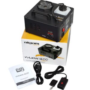 ALGAM LIGHTING VULKAN 1200 MACCHINA DEL FUMO VERTICALE 1200W DMX 9 LEDS 3W RGB