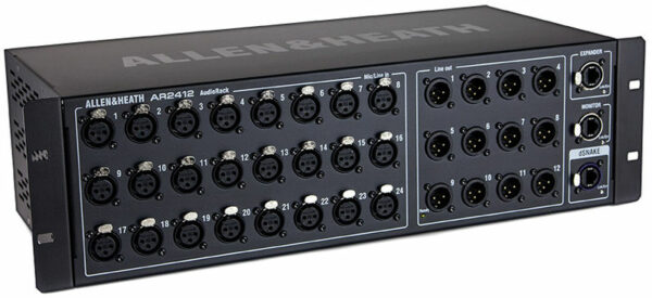 ALLEN & HEATH AR2412-QU EXPANDER XLR 24 INGRESSI 12 USCITE CAT5 EXTENDER MIXER QU