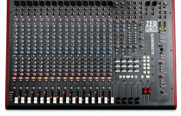 ALLEN & HEATH ZED R16 MIXER RECORDING FIREWIRE CON CONTROLLI MIDI 16 CANALI