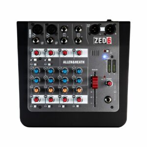 ALLEN & HEATH ZED 6 MIXER ANALOGICO COMPATTO 4 CANALI