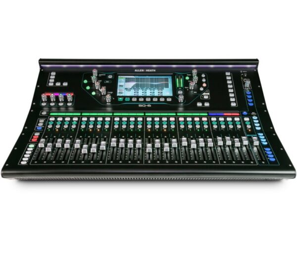 ALLEN&HEATH SQ6 MIXER DIGITALE 48 CANALI 25 FADER CON SCHERMO TOUCH DA 7"