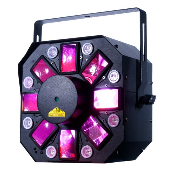 AMERICAN DJ STINGER II 3 IN 1 MOONFLOWER LED UV LASER RED - GREEN