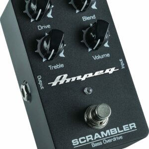 AMPEG SCRAMBLER OVERDRIVE EFFETTO A PEDALE PER BASSO BLEND DRIVE TREBLE VOLUME