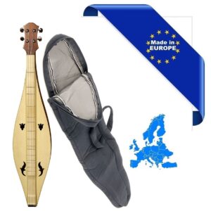 APPALACHIAN DULCIMER PICCOLO TOP ABETE FONDO LIME FASCE E MANICO ACERO SCALA 615MM CON BORSA