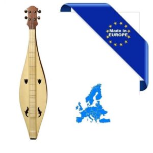 APPALACHIAN DULCIMER PICCOLO TOP ABETE FONDO LIME FASCE E MANICO ACERO SCALA 615MM