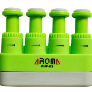 AROMA AHF-03GN ALLENATORE IMPUGNATURA GINNICO PER CHITARRA E FIATI COLORE VERDE