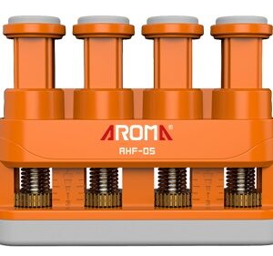 AROMA AHF-05OR ALLENATORE GINNICO PER CHITARRA E FIATI CON SISTEMA SI REGOLAZIONE PRESSIONE COLORE ARANCIONE
