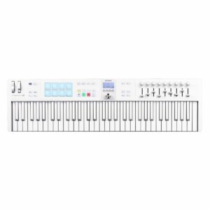 ARTURIA KEYLAB ESSENTIAL 61 MK3 ALPINE WHITE TASTIERA MASTER KEYBOARD MIDI USB 61 TASTI