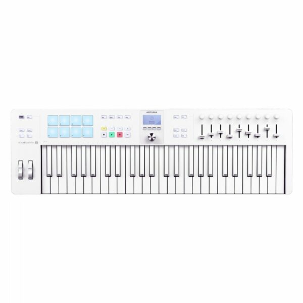 ARTURIA KEYLAB ESSENTIAL MK3 49 ALPINE WHITE TASTIERA MASTER KEYBOARD MIDI USB 49 TASTI