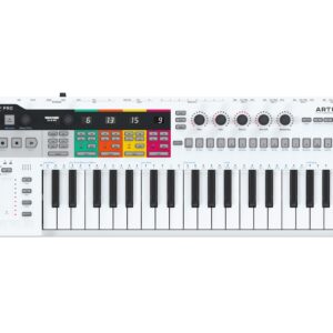 ARTURIA KEYSTEP PRO TASTIERA PORTATILE 37 TASTI MIDI USB STEP SEQUENCER 4 TRACCE