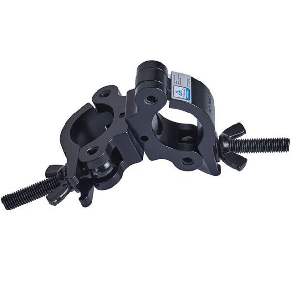 ATOMIC PRO 90958B GATNCIO DOPPIO ALISCAF HQ 50MM NERO SWIVEL COPULER PER TRUSS 38 - 52MM PORTATA 300KG