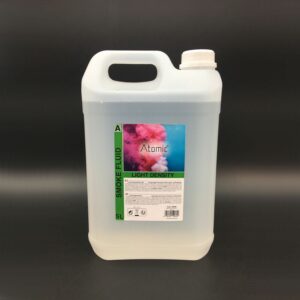 ATOMIC SMOKE PRO LIGHT LIQUIDO PER MACCHINA DEL FUMO CERTIFICATO TANICA DA 5 KG. MADE IN EUROPE