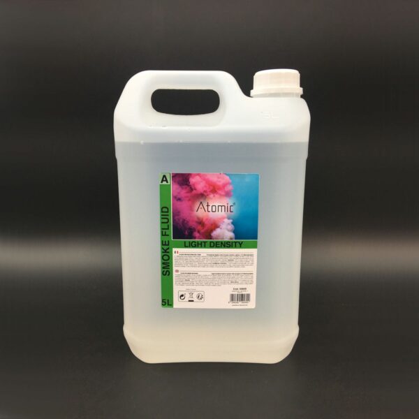 ATOMIC SMOKE PRO LIGHT LIQUIDO PER MACCHINA DEL FUMO CERTIFICATO TANICA DA 5 KG. MADE IN EUROPE