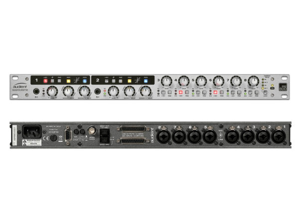 AUDIENT ASP800 PREAMPLIFICATORE MICROFONICO 8 CANALI CONVERTITORE AD CON HMX E IRON