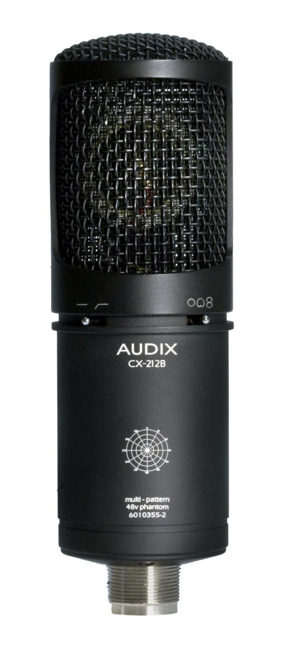 AUDIX CX212B MICROFONO A CONDENSATORE DA STUDIO MULTI PATTERN PER VOCE E STRUMENTI + SHOCKMOUNT + CUSTODIA