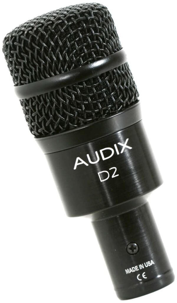 AUDIX D2 MICROFONO DINAMICO IPERCARDIODE PER TOM + CLAMP DVICE + BORSA P1