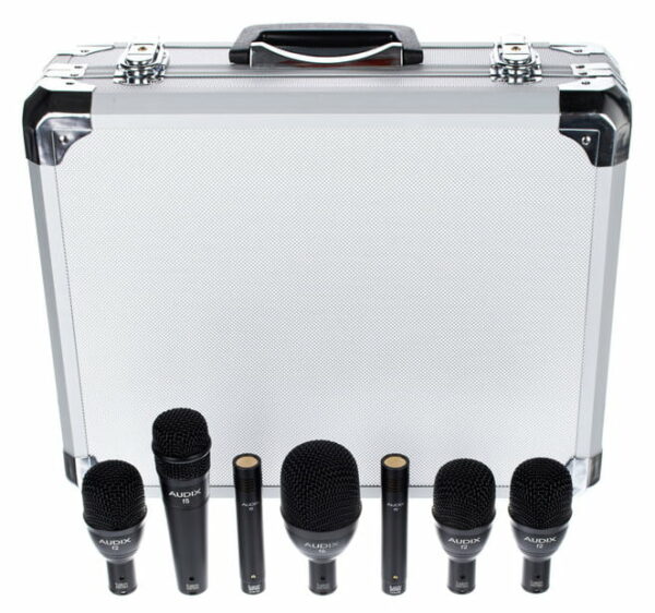 AUDIX FUSION FP7 DRUMSET KIT DI 7 MICROFONI PER BATTERIA + VALIGIA IN ALLUMINIO