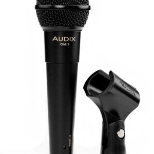 AUDIX OM11 MICROFONO DINAMICO IPERCARDIOIDE PER VOCE + CLAMP + CUSTODIA