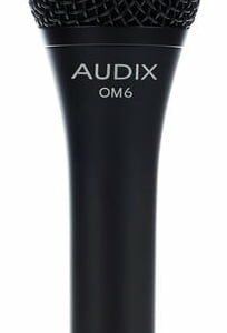 AUDIX OM6 MICROFONO DINAMICO IPERCARDIOIDE PER VOCE + CLAMP + CUSTODIA