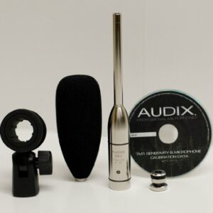 AUDIX TM1 PLUS MICROFONO A CONDENSATORE OMNIDIREZIONALE PER MISURAZIONI AUDIO + FILTRO ANTIVENTO + ADATTATORE DI TARATURA CA4231