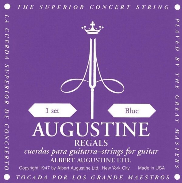AUGUSTINE REGAL BLACK MUTA DI CORDE PER CHITARRA CLASSICA NORMAL TENSION