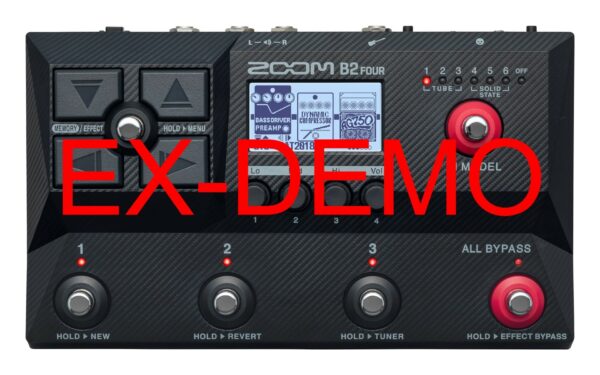Zoom b2 four ex-demo