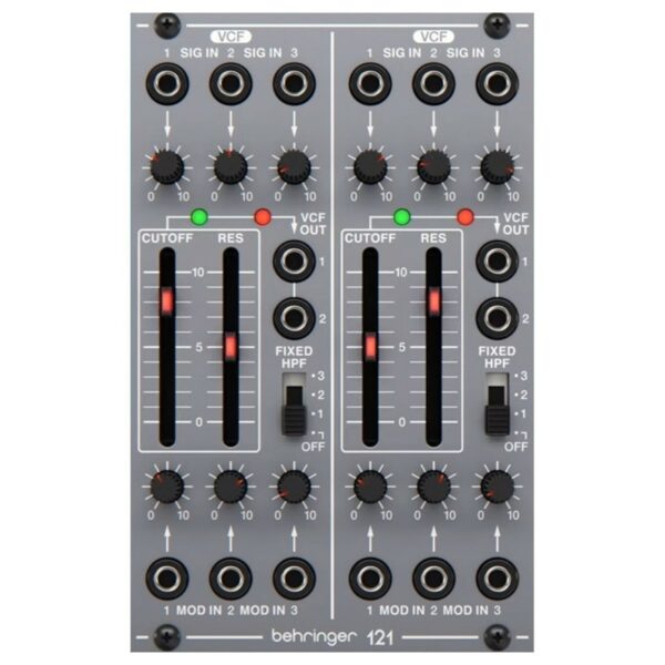BEHRINGER 121 DUAL VCF MODULO ANALOGICO DUAL VCF IN FORMATO EURORACK