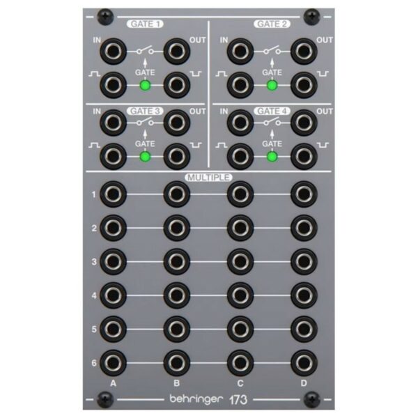 BEHRINGER 173 QUAD GATE MULTIPLES MODULO ANALOGICO QUAD GATE FORMATO EURORACK