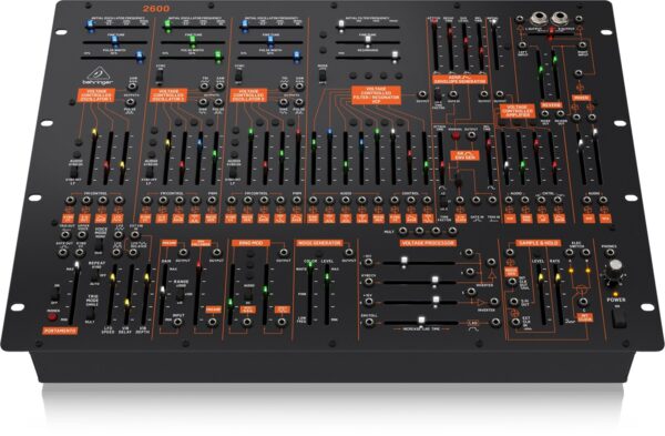 BEHRINGER 2600 SINTETIZZATORE DESKTOP ANALOGICO SEMI-MODULARE 3 VCO / VCF MULTI-MODALE