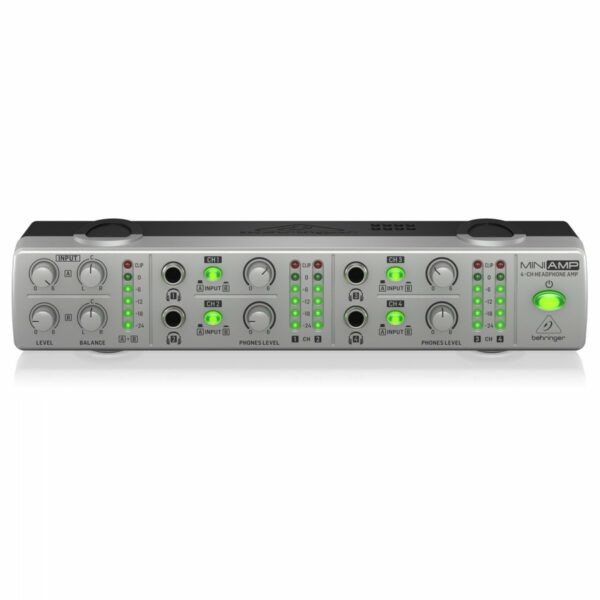 BEHRINGER AMP800 V2 MINI-AMP AMPLIFICATORE PER CUFFIE STEREO 4 CANALI