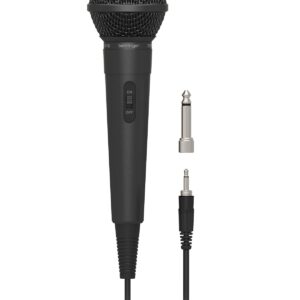 BEHRINGER BC110 MICROFONO PER VOCE INTERRUTTORE ON/OFF CAVO E ADATTATORE