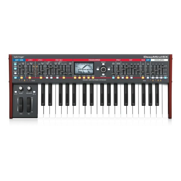 BEHRINGER DEEPMIND 6X SINTETIZZATORE ANALOGICO 6 VOCI 37 TASTI SEMIPESATI