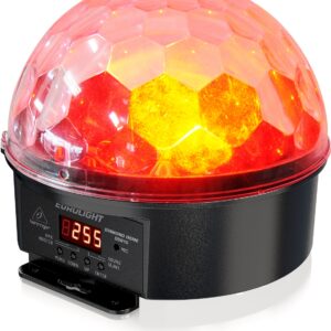 BEHRINGER DIAMOND DOME DD610 EFFETTO LUCE LED CRYSTAL MAGIC BALL MEZZA SFERA RGBWAUV 6IN1 12W
