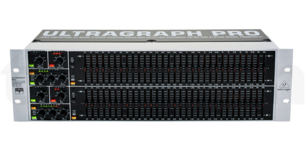 BEHRINGER FBQ6200HD EQUALIZZATORE GRAFICO 31 BANDE STEREO HD AMPLIFICATORI OPERAZIONALI A BASSO RUMORE