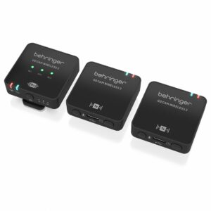 BEHRINGER GO CAM WIRELESS 2 SISTEMA DIGITALE DOPPIO MICROFONO A CLIP