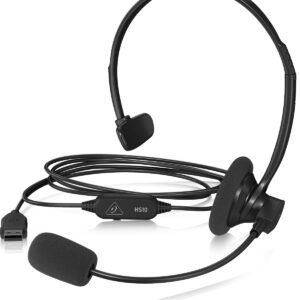 BEHRINGER HS10 CUFFIA MONOAURALE USB CON MICROFONO