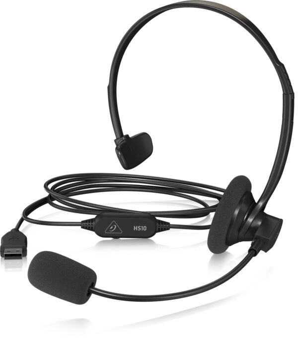 BEHRINGER HS10 CUFFIA MONOAURALE USB CON MICROFONO