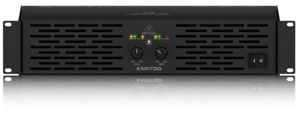BEHRINGER KM1700 AMPLIFICATORE FINALE DI POTENZA PROFESSIONALE DI 1700 WATT 8 OHM BRIDGE 2 X 500W STEREO 2 X 800W 4 OHM