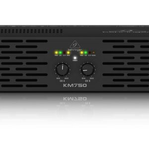 BEHRINGER KM750 AMPLIFICATORE FINALE DI POTENZA PROFESSIONALE DA 750 WATT 8 OHM BRIDGE 2 X 200W STEREO 2 X 400W 4 OHM