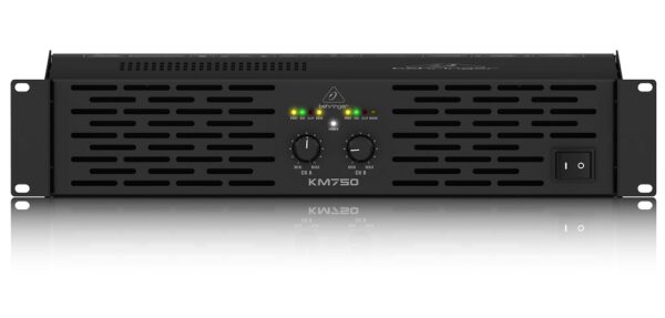 BEHRINGER KM750 AMPLIFICATORE FINALE DI POTENZA PROFESSIONALE DA 750 WATT 8 OHM BRIDGE 2 X 200W STEREO 2 X 400W 4 OHM